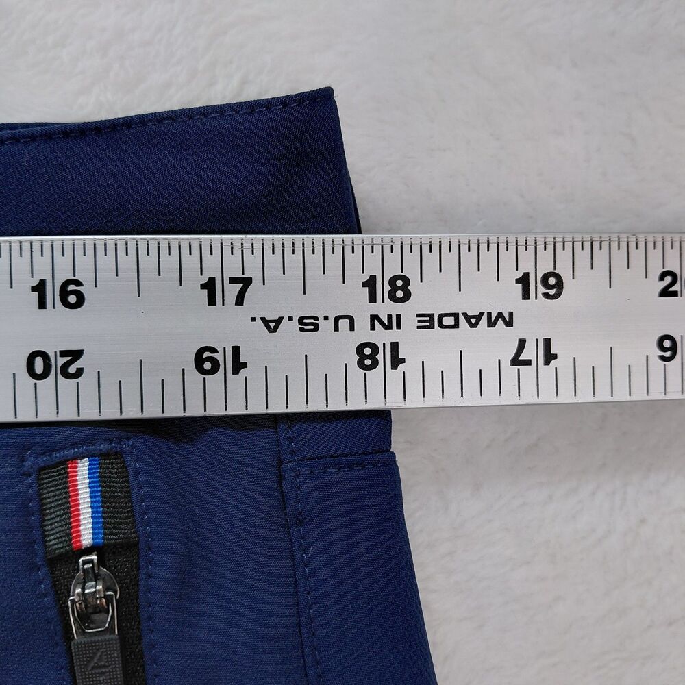 FourLaps Pants Mens 34X32 Blue Traverse Athletic Fit 4-Way Stretch Golf Chinos - Picture 11 of 12
